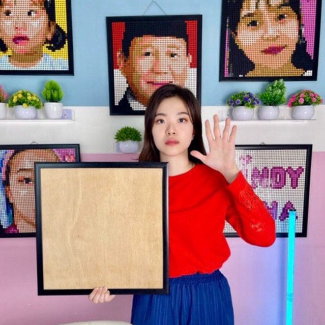 235CRAFT Frame / Bingkai Aesthetic 48x48 khusus DIY Bricks design by CindyCeha Bingkai Premium